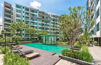 1 спальня, 1 ванная, полностью меблированный кондо в Centrio Phuket