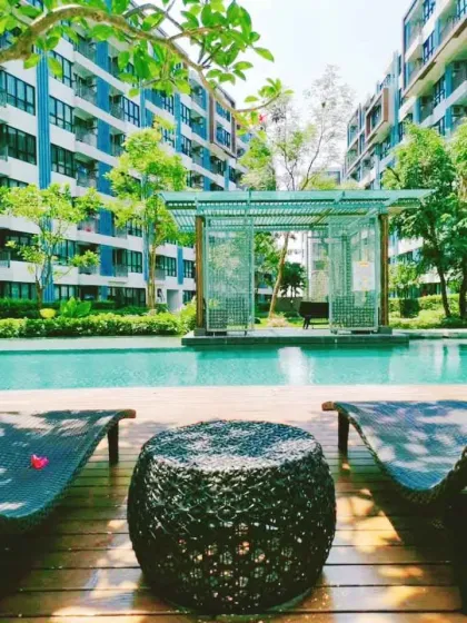 1 спальня, 1 ванная, полностью меблированный кондо в Centrio Phuket
