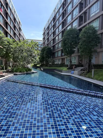 1-комнатная квартира в D Condo Creek Phuket с видом на бассейн
