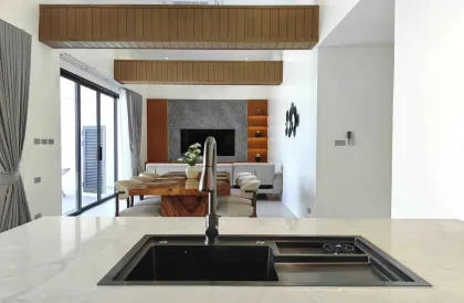 Villa moderna con piscina privada, 3 habitaciones y 3 baños en alquiler