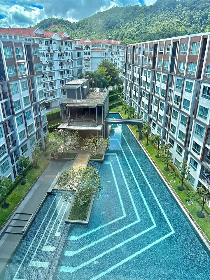 1 Schlafzimmer Apartment mit Poolblick im D Condo Mine Phuket zu vermieten