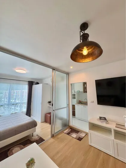 Квартира с видом на бассейн 1 спальня в D Condo Mine Пхукет в аренду