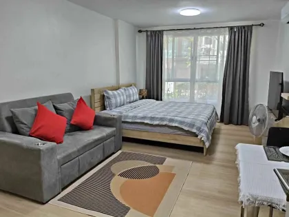 Квартира с 1 спальней на первом этаже в аренду, D Condo Creek, Kathu