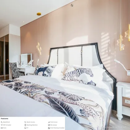 3-комнатная квартира с видом на море в аренду в Cassia Residence Пхукет