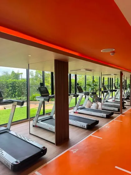 Апартаменты с 1 спальней и видом с крыши в The Base Bukit Phuket
