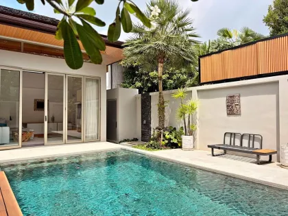 Acogedora villa con piscina de 3 habitaciones en Wilawan Luxury Villas, Nai Yang