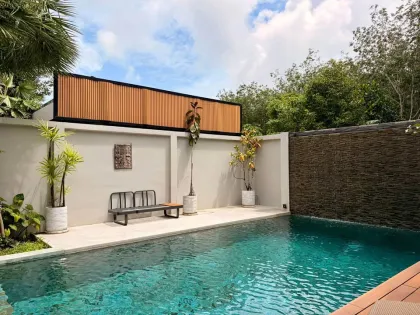 Acogedora villa con piscina de 3 habitaciones en Wilawan Luxury Villas, Nai Yang