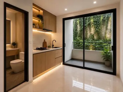 Apartamento de 1 dormitorio con espacio de oficina en alquiler en Kathu