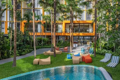 2-Zimmer-Wohnung zur Miete im The Base Rise Condominium, Zentrales Phuket