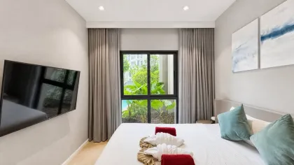 Erdgeschoss 2-Zimmer-Wohnung mit direktem Poolzugang nahe Bang Tao