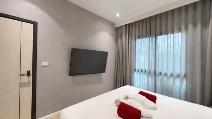 Erdgeschoss 2-Zimmer-Wohnung mit direktem Poolzugang nahe Bang Tao