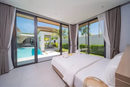 Villa privée premium 3 chambres avec piscine à louer à Mai Khao