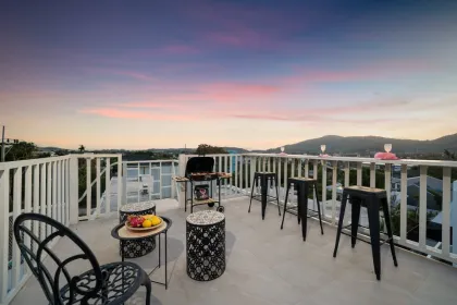 Exclusive Boho Pool Villa with Rooftop Views in Rawai