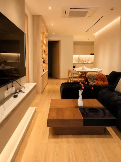 2 спальни, 2 ванные - квартира в The AQUA by Boat Pattana, Чернгталай
