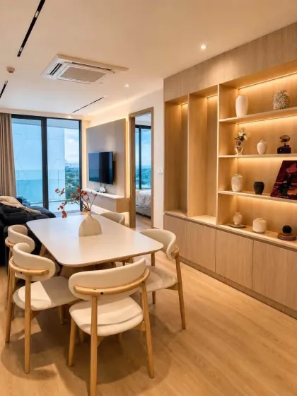 2 спальни, 2 ванные - квартира в The AQUA by Boat Pattana, Чернгталай
