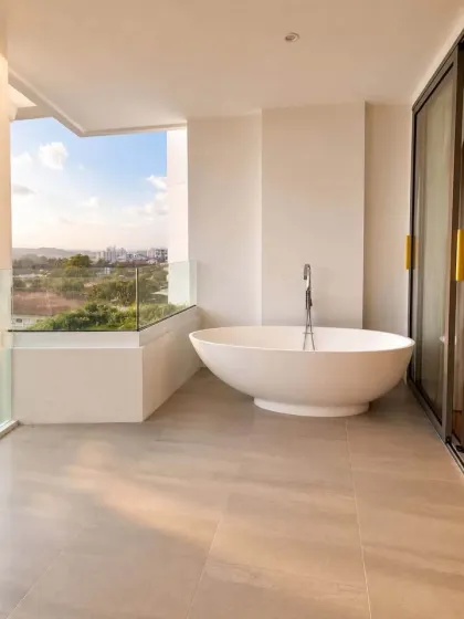 2 спальни, 2 ванные - квартира в The AQUA by Boat Pattana, Чернгталай