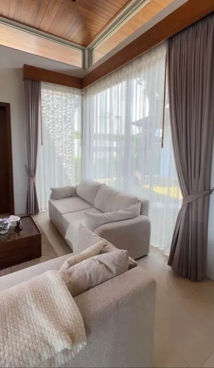 Вилла с 3 спальнями и частным бассейном в аренду в Botanica Luxury Phase 3, Таланг