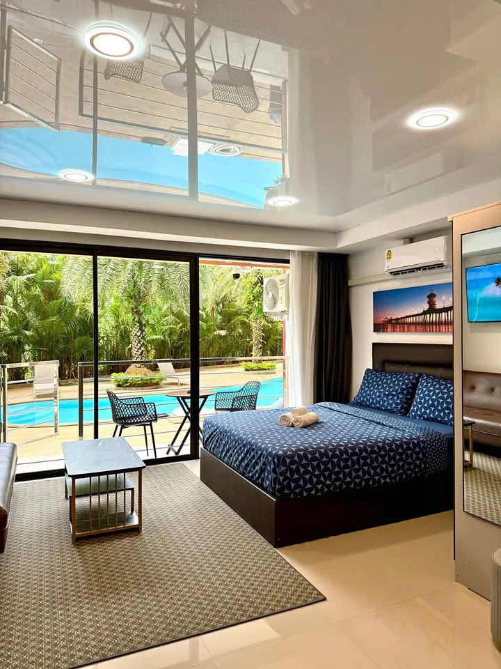 Studio-Apartment mit Poolzugang im 777 Beach Condo