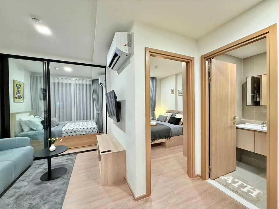 คอนโดทันสมัย 2 ห้องนอนให้เช่าที่ The Base Bukit Phuket