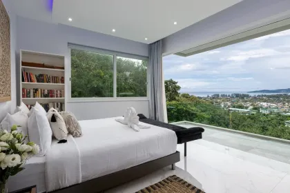 Luxus-Poolvilla mit Meerblick zur Miete – Bang Tao / Surin