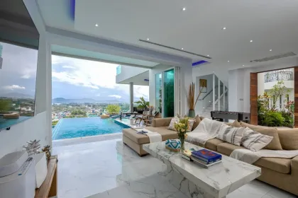 Luxus-Poolvilla mit Meerblick zur Miete – Bang Tao / Surin