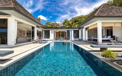 Villa de luxe avec piscine et vue mer à Layan, 4 chambres