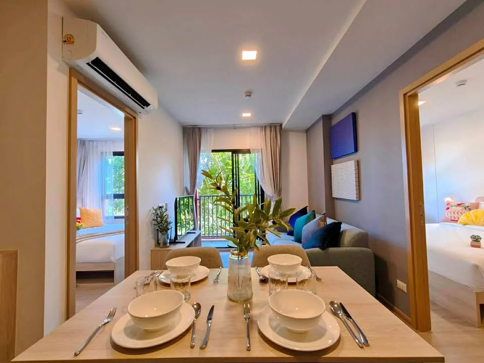 Stilvolle 2-Zimmer-Wohnung im The Base Bukit Phuket