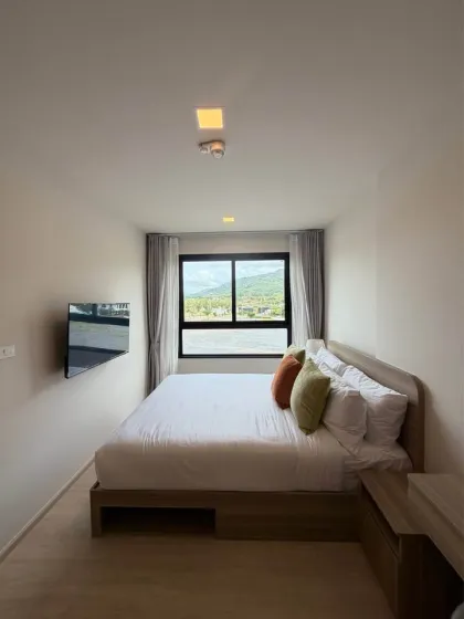 อพาร์ตเมนต์ 1 ห้องนอน 1 ห้องน้ำให้เช่าที่ The Base Cherngtalay