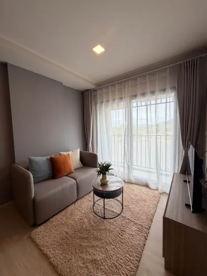 อพาร์ตเมนต์ 1 ห้องนอน 1 ห้องน้ำให้เช่าที่ The Base Cherngtalay