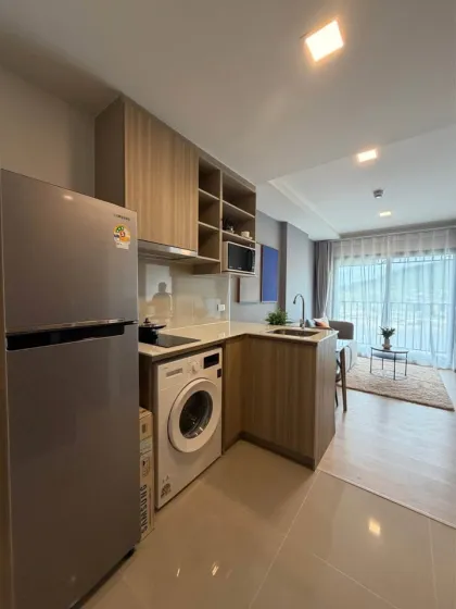 อพาร์ตเมนต์ 1 ห้องนอน 1 ห้องน้ำให้เช่าที่ The Base Cherngtalay