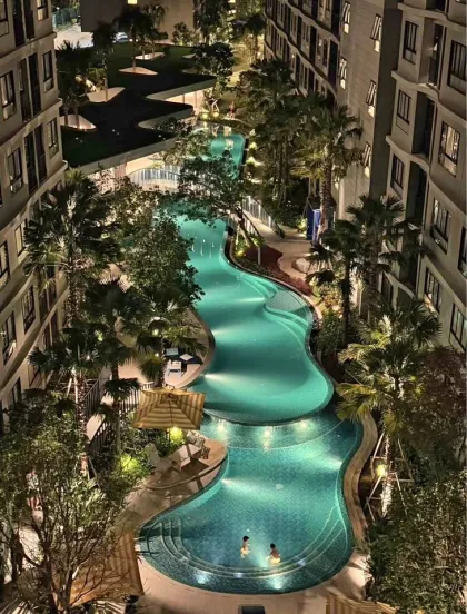 Apartamento de 2 habitaciones y 2 baños en alquiler en D Condo Reef Kathu