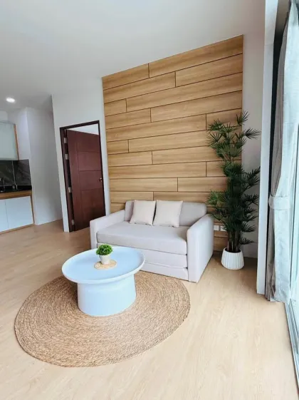 Apartamento con vista al mar de 1 dormitorio en Panasont Green Place, Samkong
