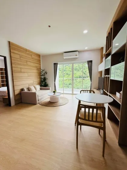 Apartamento con vista al mar de 1 dormitorio en Panasont Green Place, Samkong
