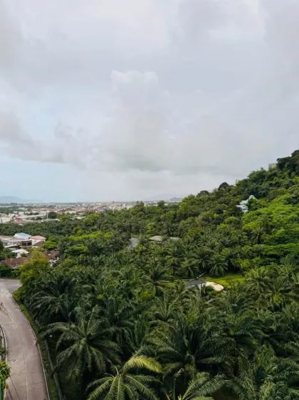 Apartamento con vista al mar de 1 dormitorio en Panasont Green Place, Samkong