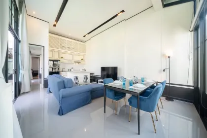Villa con piscina de 2 dormitorios en alquiler en Cherng Talay, Phuket