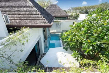 Villa con piscina de 2 dormitorios en alquiler en Cherng Talay, Phuket