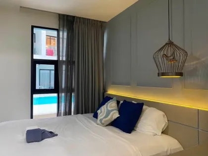 Apartamento 1 Dormitorio 1 Baño con Acceso a Piscina en Palmyrah Surin Beach