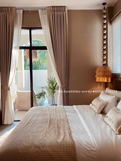 Neue luxuriöse moderne mediterrane Villa mit Privatpool zu vermieten