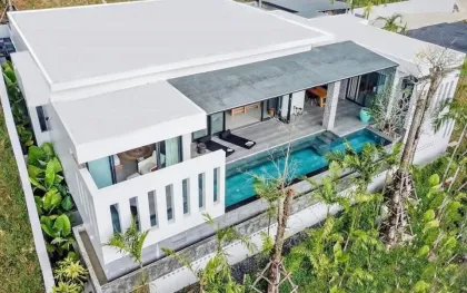 Luxus 3-Zimmer Villa mit Bergblick zur Miete im Zentrum von Phuket
