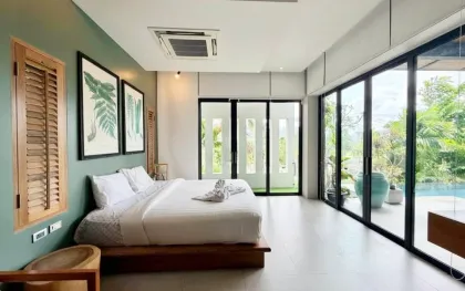 Luxus 3-Zimmer Villa mit Bergblick zur Miete im Zentrum von Phuket