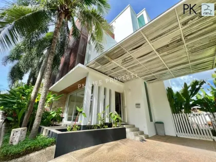 Familienvilla mit 4 Schlafzimmern und Pool zur Miete in Koh Kaew
