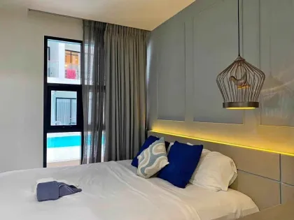 Apartamento de 1 dormitorio junto a la piscina en Palmyra Surin Beach