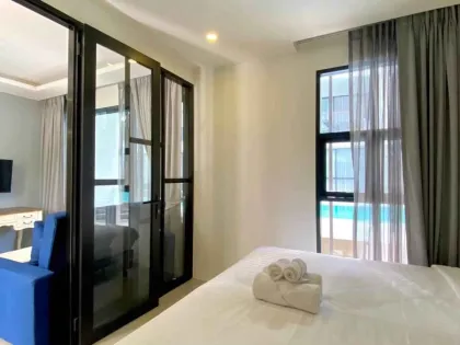 Apartamento de 1 dormitorio junto a la piscina en Palmyra Surin Beach