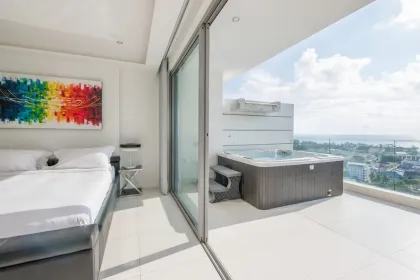 Apartamento de 2 habitaciones en alquiler en Kata con vista al mar