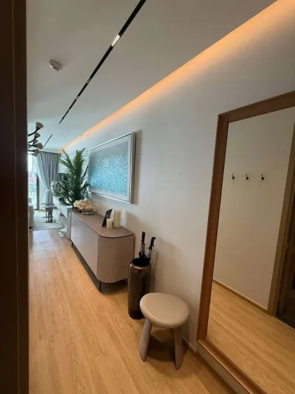 คอนโด 1 ห้องนอนให้เช่า ที่ The Aqua, Boat Avenue