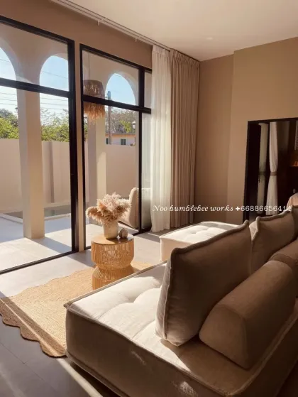 Moderne Mediterrane Villa mit Privatpool in der Nähe des Layan-Strands