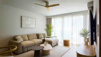 อพาร์ทเมนต์ 1 ห้องนอนให้เช่า ที่ลากูน่า บีชไซด์ ตำบลท่าลาง