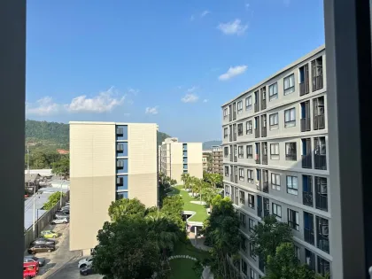 คอนโด 1 ห้องนอนสไตล์โมเดิร์นที่ DCondo Reef Kathu ให้เช่า