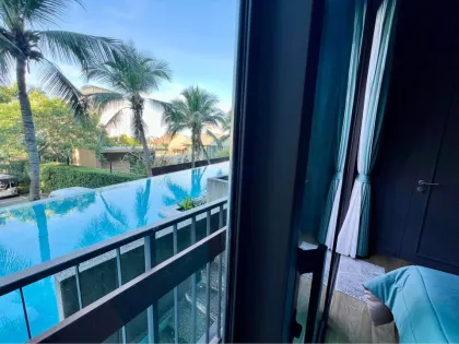 1-Zimmer-Apartment mit Poolzugang und Meerblick in Rawai