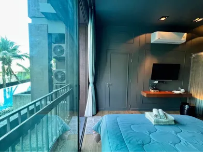 1-Zimmer-Apartment mit Poolzugang und Meerblick in Rawai